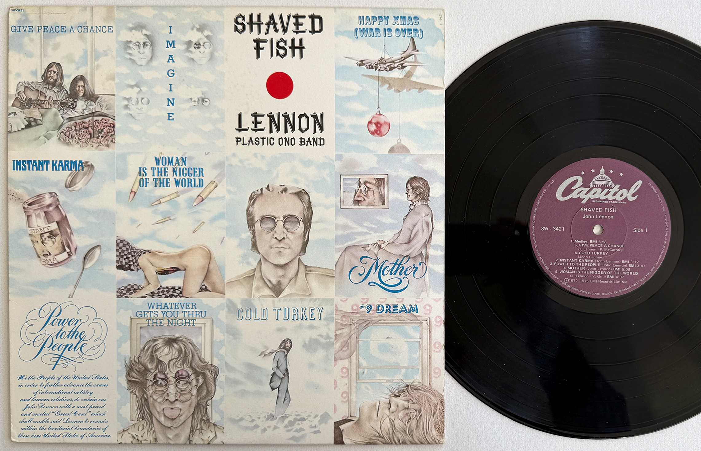 John Lennon / Plastic Ono Band – Shaved Fish (1975)
